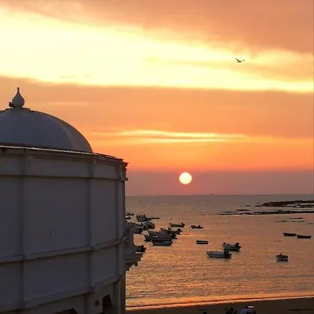 Sunset Caleta Daire Cadiz